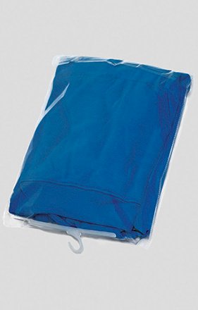 Bolsa de plástico con adhesivo y percha Valento CARACAS