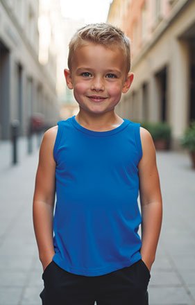 Camiseta infantil sin mangas Valento CHARLIE