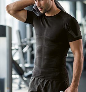 Camiseta térmica elástica M/C Valento COLDASY