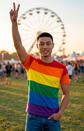 Camiseta Valento RAINBOW