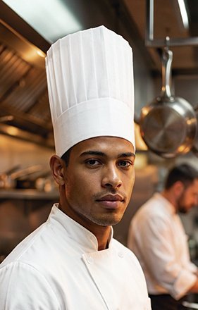 Gorro de cocina Valento FAISAN