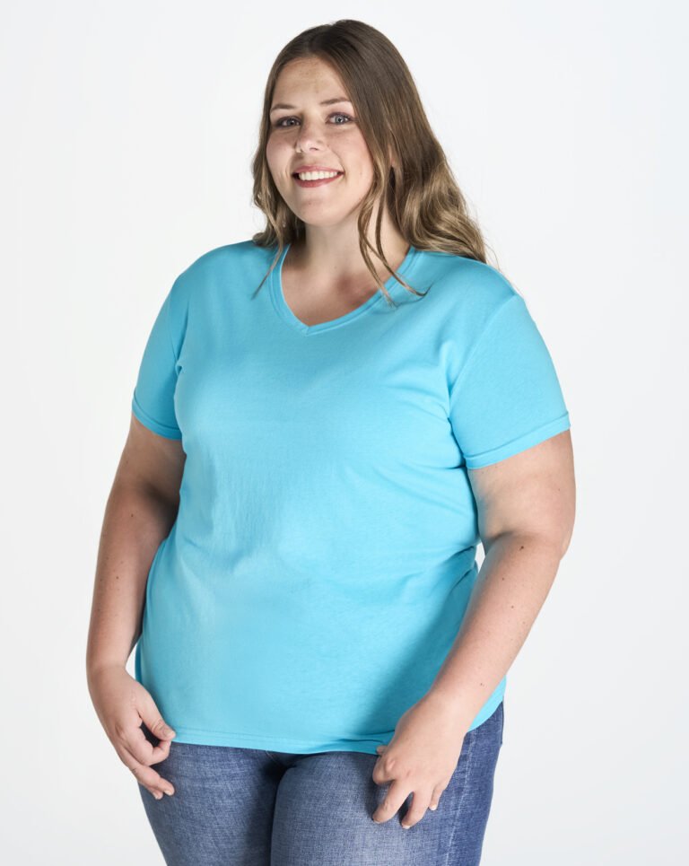 JHK CURVES T-SHIRT V-NECK CURVSPICO